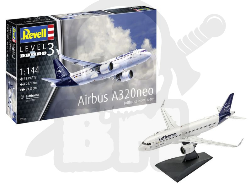 Battle-Models > Revell 03942 Airbus A320 Neo Lufthansa New Livery 1:144